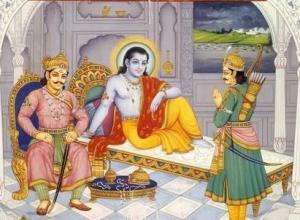 Krishna-Arjuna-Duryodhana