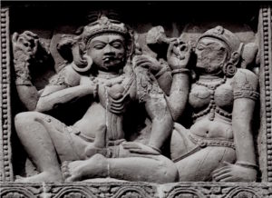 Purusha and Prakruti in Indian Sculpture. Image courtesy: Google Image Search